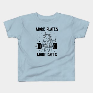 More plates more dates Kids T-Shirt